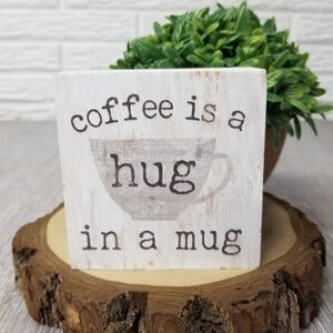 Wood Coffee Themed Decor